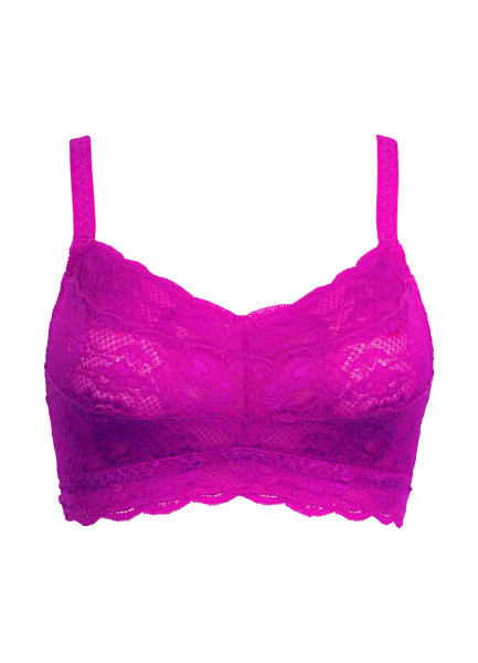 Super Curvy Sweetie Bralette "Never Say Never" pink