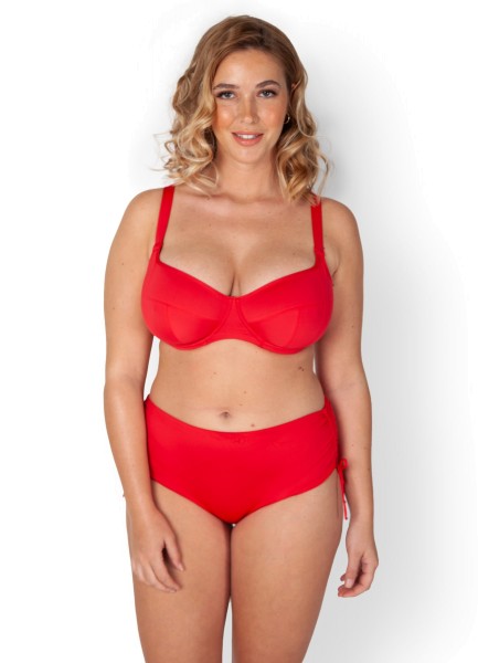Bikinitop mit Bügeln "Swim Support" rot front